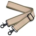 Wide Purse Strap Adjustable Replacement Crossbody Bag Strap Silver Hardware Shoulder Straps