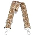 Wide Purse Strap Adjustable Replacement Crossbody Bag Strap Silver Hardware Shoulder Straps