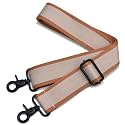 Wide Purse Strap Adjustable Replacement Crossbody Bag Strap Silver Hardware Shoulder Straps