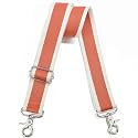 Wide Purse Strap Adjustable Replacement Crossbody Bag Strap Silver Hardware Shoulder Straps