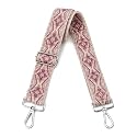 Wide Purse Strap Adjustable Replacement Crossbody Bag Strap Silver Hardware Shoulder Straps