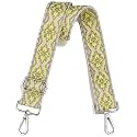 Wide Purse Strap Adjustable Replacement Crossbody Bag Strap Silver Hardware Shoulder Straps