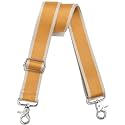 Wide Purse Strap Adjustable Replacement Crossbody Bag Strap Silver Hardware Shoulder Straps
