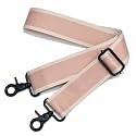 Wide Purse Strap Adjustable Replacement Crossbody Bag Strap Silver Hardware Shoulder Straps