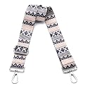 Wide Purse Strap Adjustable Replacement Crossbody Bag Strap Silver Hardware Shoulder Straps