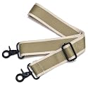 Wide Purse Strap Adjustable Replacement Crossbody Bag Strap Silver Hardware Shoulder Straps