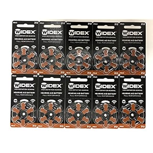 widex hearing aid battery size 312 pr41 10 packet60 batteries