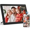 WiFi Digital Picture Frame, 10.1 Inch IPS Touch Screen Smart Cloud Digital Photo Frame with 32GB Storage, Wall Mountable, Auto-Rotate, Share Photos from Anywhere Via App for Women Men