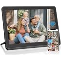 WiFi Digital Picture Frame, 8-Inch Smart Photo Frame with IPS Touch Screen, Easy Setup & Instant Sharing via App, Auto-Rotate, 32GB, Wall-Mountable Electronic Frame for Home Decor