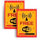 WiFi Sign Sticker Board 20.5 x 14.5
