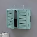 WiFi Storage Box Wall Mount WiFi Router Box Hider Decorative Router Storage Modem Wall Mount Home Media Storages Cabinet for Bedroom Living Room(Green,36cm/14.2in)