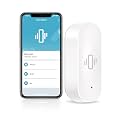 WiFi Vibration Sensor, Smart Window Alarm Sensors, Tuya APP Remotely Receives Notifications with Adjustable Sensitivity, for Window Security Door Alarm Home Assistant