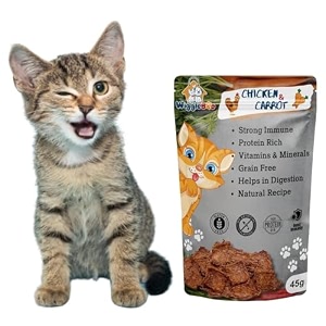 chicken amp carrot cat treats - irresistible flavor fusion for a healthy pet the perfect snack to satisfy your cat39s cravings a burst of chicken amp carrot flavor to delight your cat 45g