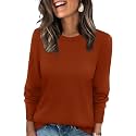 WIHOLL Sweaters for Women Lightweight Fall Tops Pullover Long Sleeve Shirts