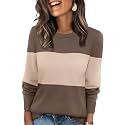 WIHOLL Sweaters for Women Lightweight Fall Tops Pullover Long Sleeve Shirts