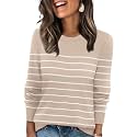 WIHOLL Sweaters for Women Lightweight Fall Tops Pullover Long Sleeve Shirts
