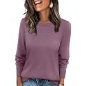 WIHOLL Sweaters for Women Lightweight Fall Tops Pullover Long Sleeve Shirts