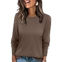WIHOLL Sweaters for Women Lightweight Fall Tops Pullover Long Sleeve Shirts
