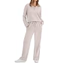 WIHOLL Women's 2 Piece Matching Lounge Set Sweatsuits Fall Outfits