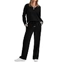 WIHOLL Women's 2 Piece Matching Lounge Set Sweatsuits Fall Outfits