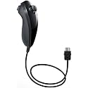 Wii Nunchuk Controller - Black (Renewed)
