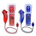 LACTIVX Wii Remote with Motion Plus 2 Packs Compatible for wii and Wii U