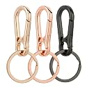 Wikavanli Metal Keychains Keyring Key Chain Ring Clip Holder Organizer for Home Car Keys Key Finder Women Men
