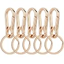 Wikavanli Metal Keychains Keyring Key Chain Ring Clip Holder Organizer for Home Car Keys Key Finder Women Men