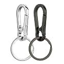 Wikavanli Metal Keychains Keyring Key Chain Ring Clip Holder Organizer for Home Car Keys Key Finder Women Men