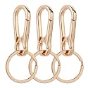 Wikavanli Metal Keychains Keyring Key Chain Ring Clip Holder Organizer for Home Car Keys Key Finder Women Men