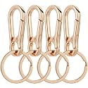 Wikavanli Metal Keychains Keyring Key Chain Ring Clip Holder Organizer for Home Car Keys Key Finder Women Men