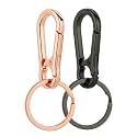 Wikavanli Metal Keychains Keyring Key Chain Ring Clip Holder Organizer for Home Car Keys Key Finder Women Men