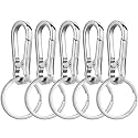 Wikavanli Metal Keychains Keyring Key Chain Ring Clip Holder Organizer for Home Car Keys Key Finder Women Men