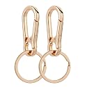 Wikavanli Metal Keychains Keyring Key Chain Ring Clip Holder Organizer for Home Car Keys Key Finder Women Men