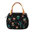 Wiki Denim Twill Lunch Bag Foodie For Office, College, School & Picnic | Durable & Water-Resistant Lunch Box Cover