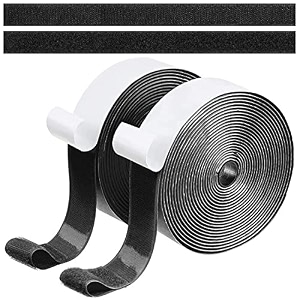 hook amp loop adhesive tape roll for home school office art amp craft diy projects work and more with strong glue 25 mm x 2 meters - black