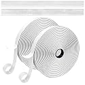 Hook & Loop Adhesive Tape Roll for Home, School, Office, Art & craft DIY projects work and more, with strong glue (25 mm x 15 Meters - White)