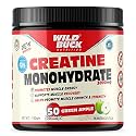 WILD BUCK Creatine Monohydrate Powder,Strength,Reduce Fatigue,100% Pure Creatine,Lean Muscle Building,Supports Muscle Growth,Athletic Performance,Recovery |[50 Servings,Green Apple],1 Count