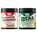 WILD BUCK Creatine Monohydrate, Strength, Reduce Fatigue, 100% Pure Creatine, Lean Muscle Building, Supports Muscle Growth, Athletic Performance, Recovery | Muscle Builder, Energy Support Supplement [50 Servings, Green Apple]