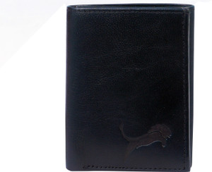 WILD EDGE Boys Black Genuine Leather Wallet