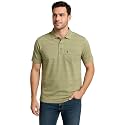 WILD ELEPHANT Men Cotton Striped Polo Neck