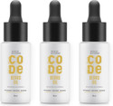 Wild Stone CODE Beard Growth Oil for Men, Pack of 3, Beard Oil for Patchy Beard & Moustache Hair Oil (90 ml)