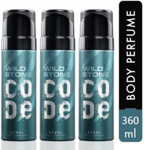 Wild Stone Steel Deodorant Spray - For