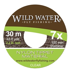 wild water fly fishing 7x tippet spool 30m length