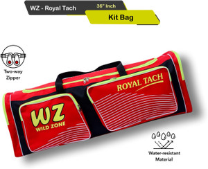 wild zone royal tach 36 inch crickethockeyfootballtravel kit bag