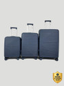 Wildcraft Argus : Set of 3 (Small 56.2cm | Medium 66.2cm | Large 76cm) Cabin & Check-in Set 8 Wheels - 10 Inch