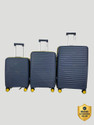 Wildcraft Argus : Set of 3 (Small 56.2cm | Medium 66.2cm | Large 76cm) Cabin & Check-in Set 8 Wheels - 10 Inch
