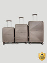 Wildcraft Argus : Set of 3 (Small 56.2cm | Medium 66.2cm | Large 76cm) Cabin & Check-in Set 8 Wheels - 10 Inch