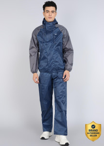 Wildcraft Colorblock Men Rain Suit
