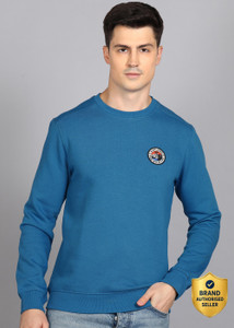 wildcraft full sleeve solid men sweatshirt